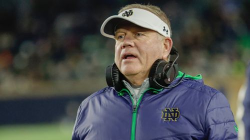 brian kelly claimed he would never leave notre dame a week before leaving for lsu sporting news canada
