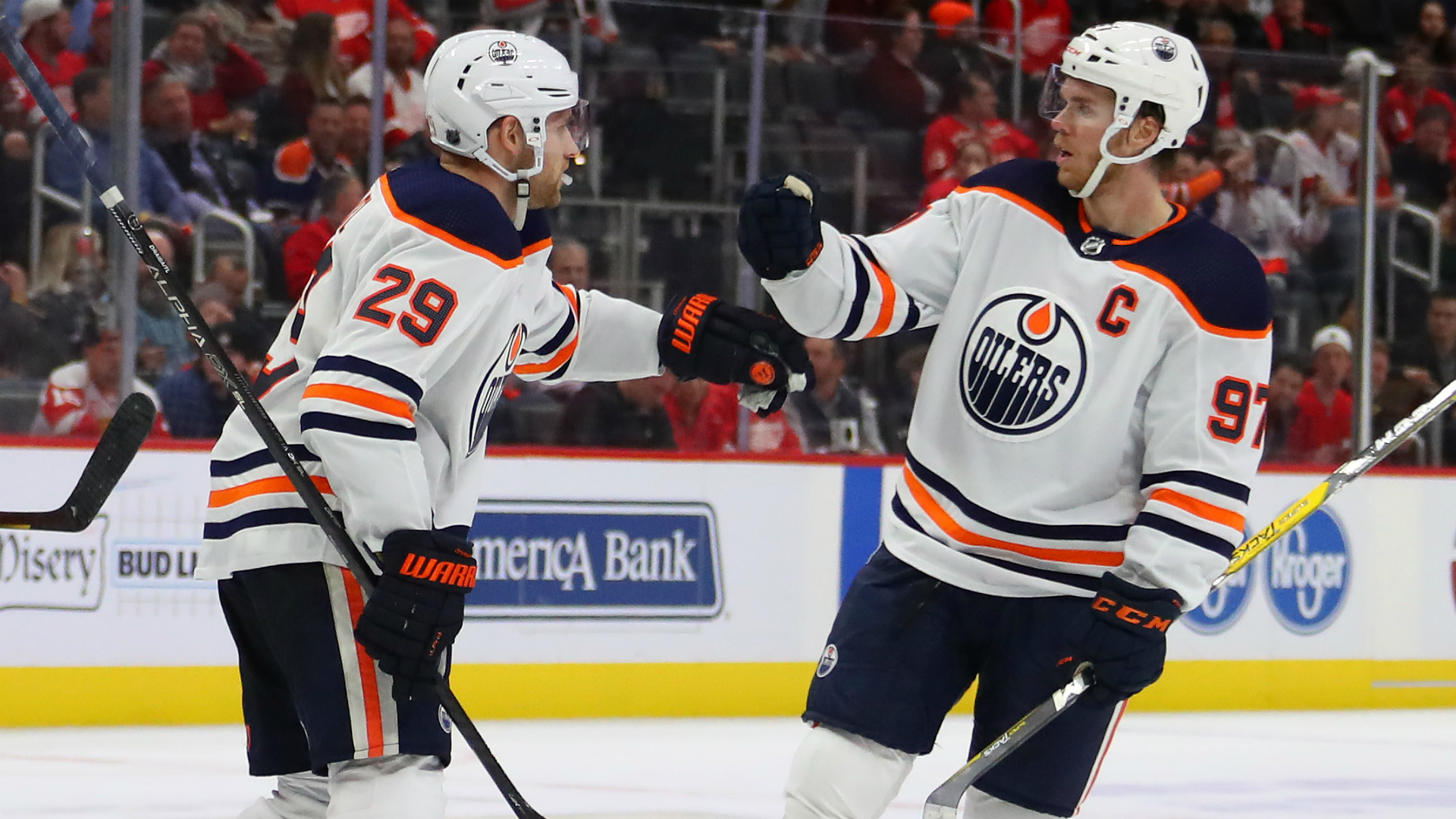 Edmonton Oilers Leon Draisaitl Connor Mcdavid Just Cannot Stop Scoring Sporting News 