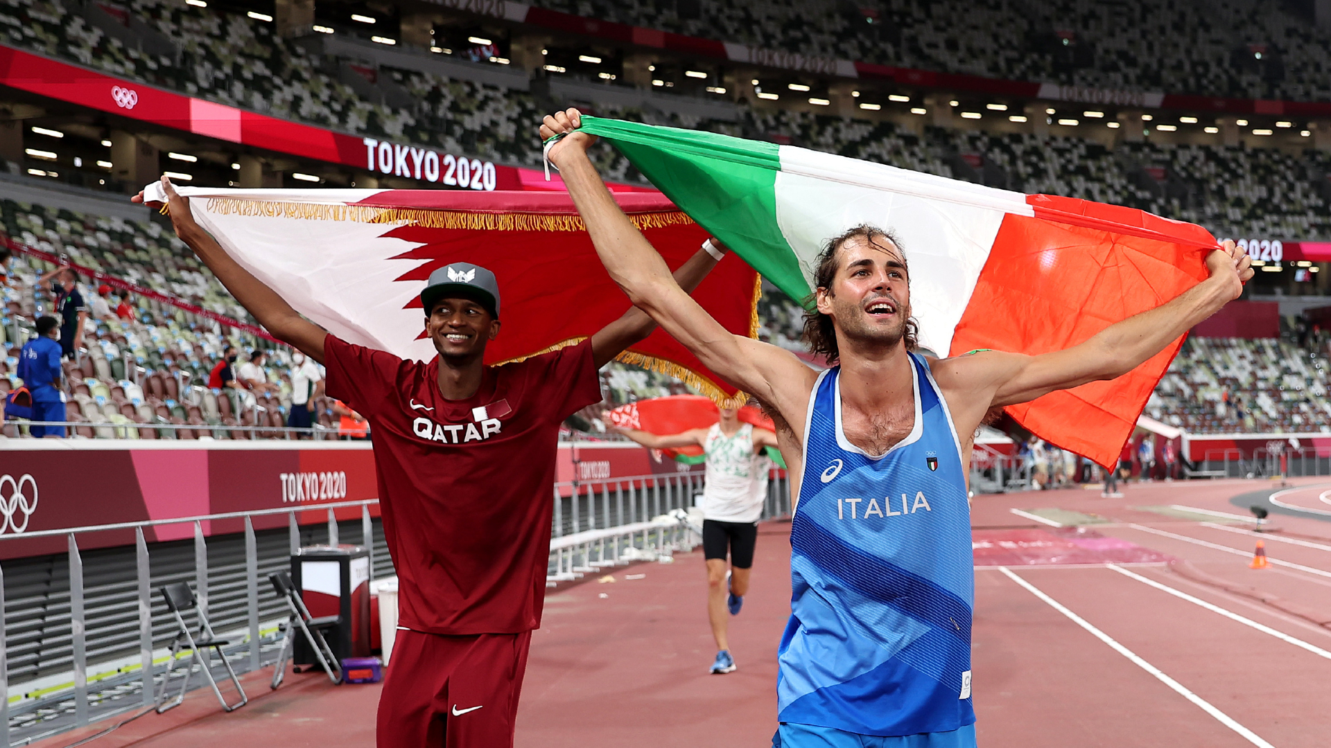 Qatar's Mutaz Esha Barshem, Italy's Gianmarco Tamberi share Olympic gold in men's high jump | Sporting News