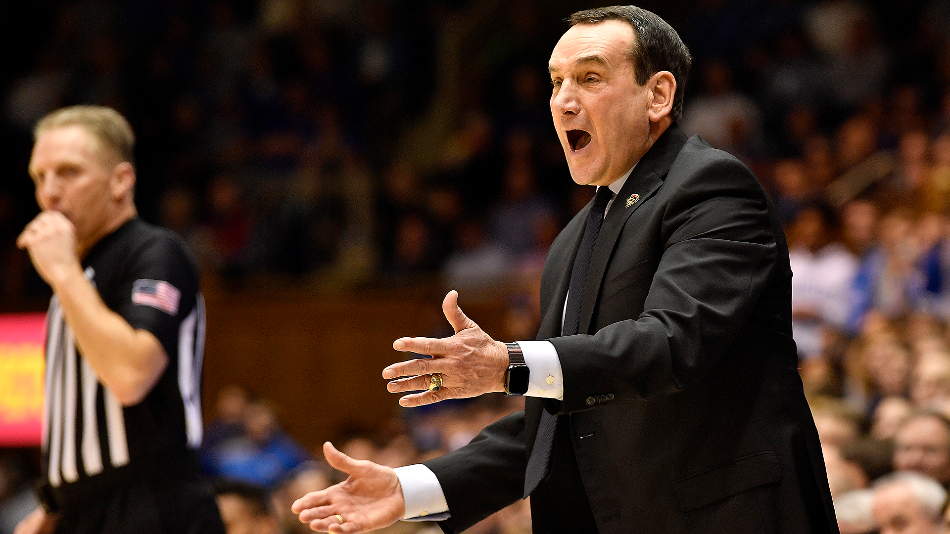 Coach K explains why he told Duke students to 'shut up' with chant towards Jeff Capel ...1920 x 1080