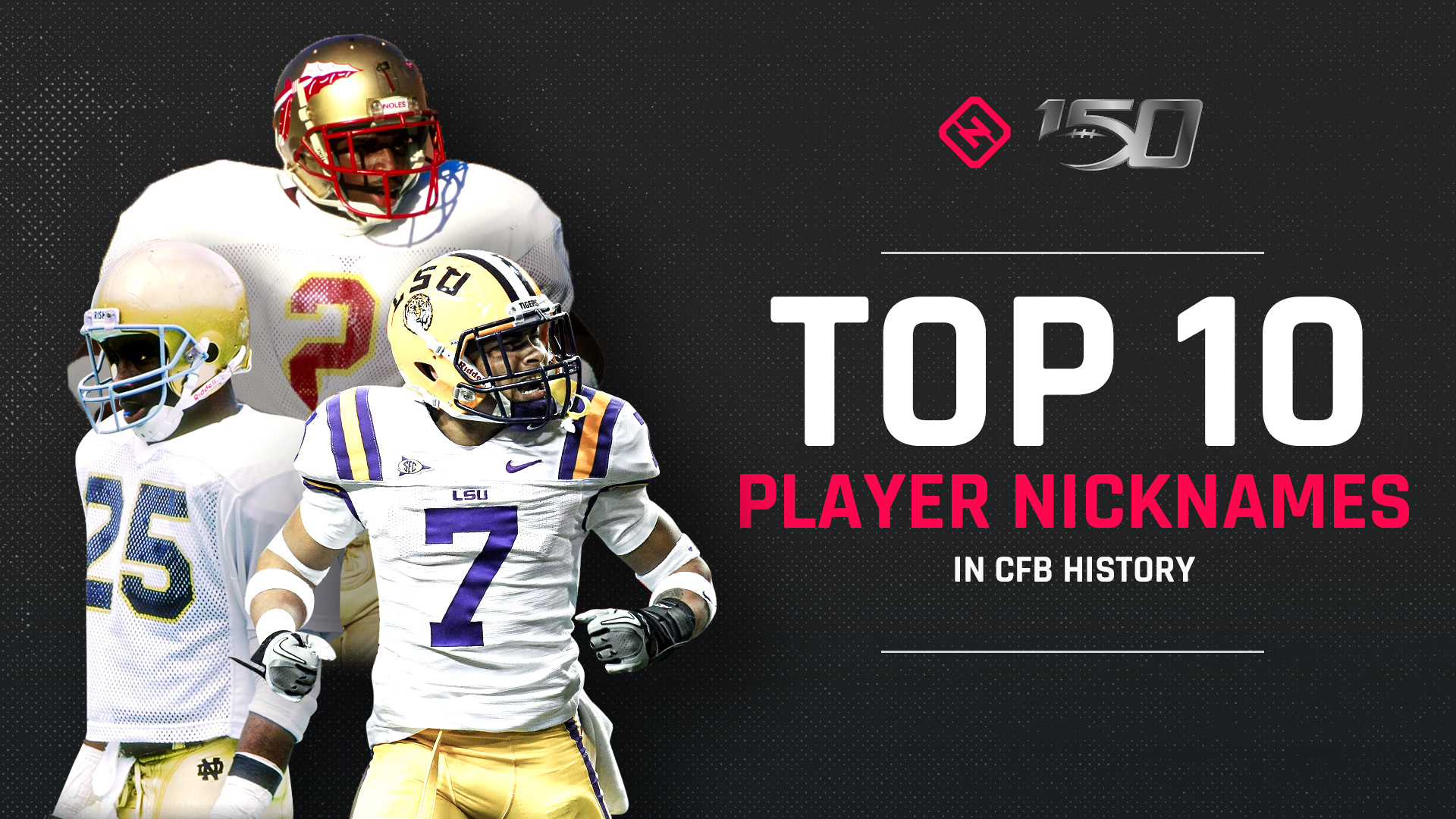 CFB 150 Top 10 player nicknames in college football history Sporting