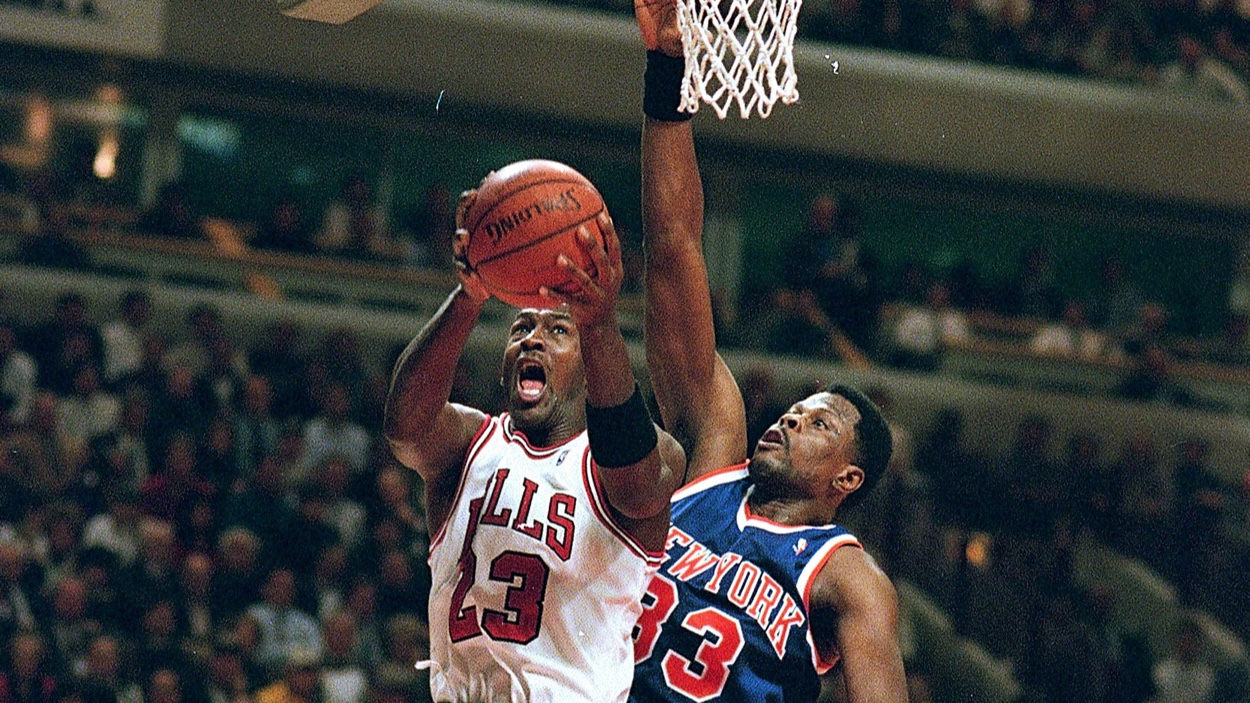 michael jordan vs knicks