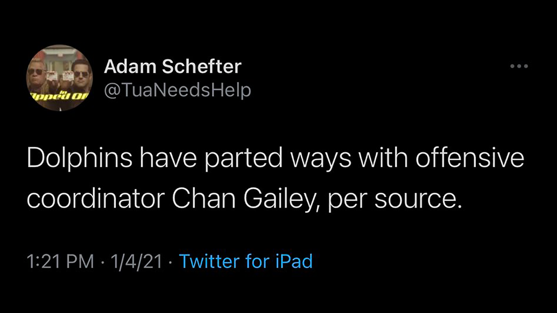 Adam Schefter Tweet Template