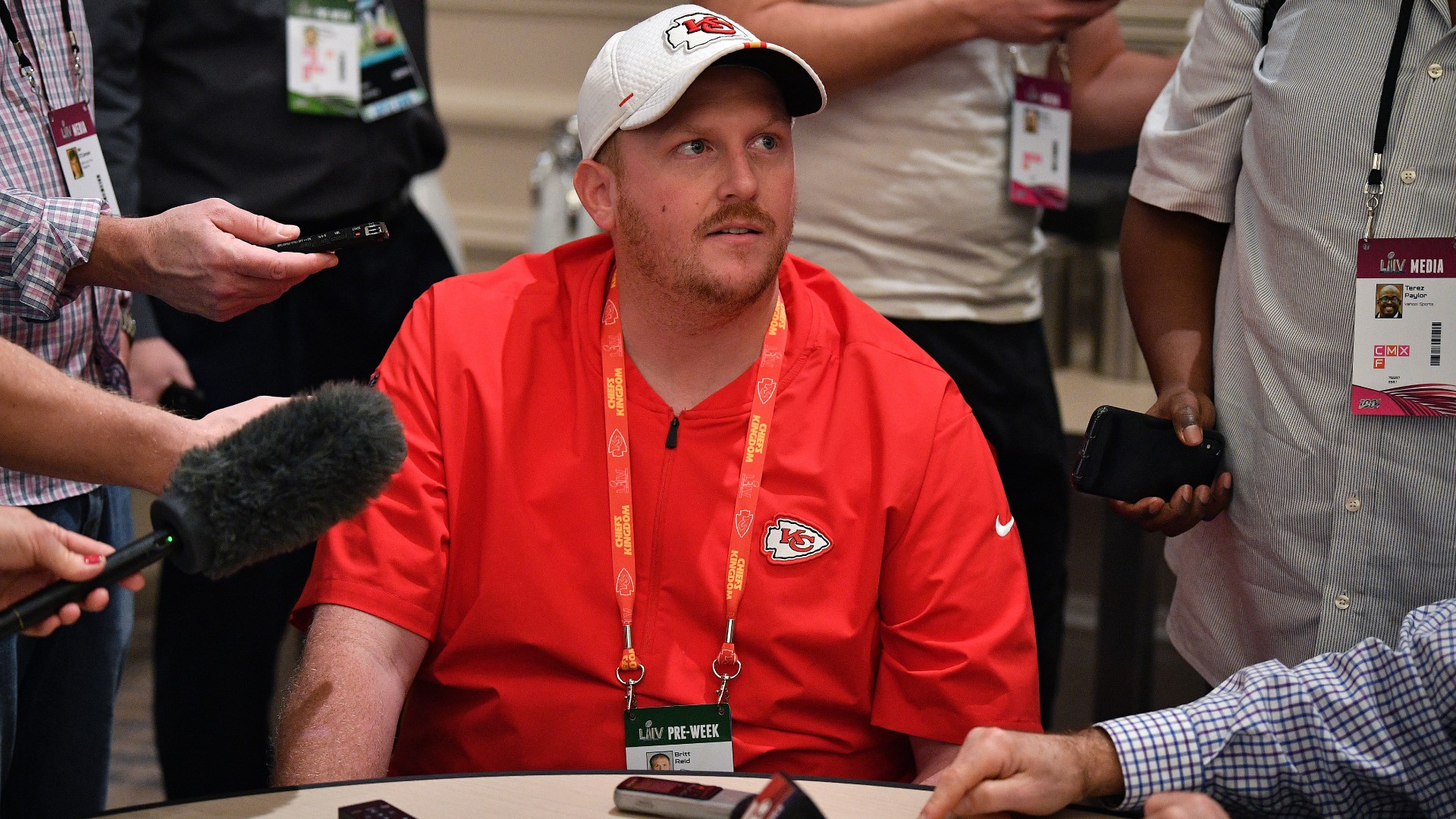 Chiefs' Britt Reid won't coach in Super Bowl 55, reports ...