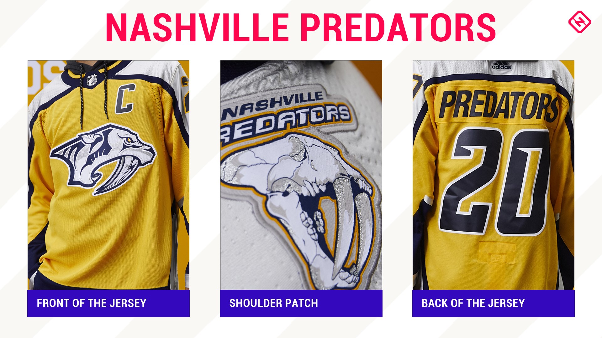 predators throwback jersey