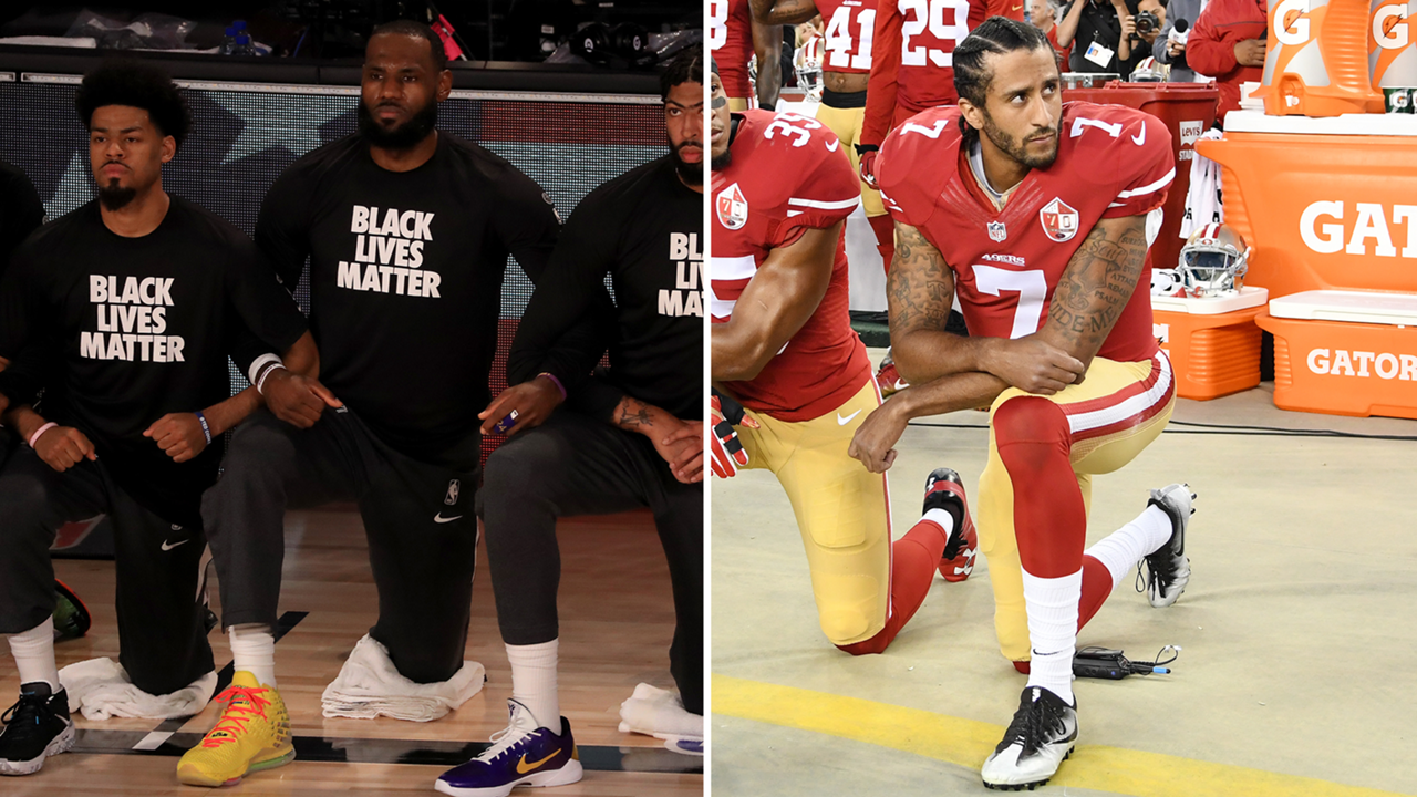 Lebron James On Nba Players Kneeling During The Anthem I Hope We Made Kap Proud Sporting News