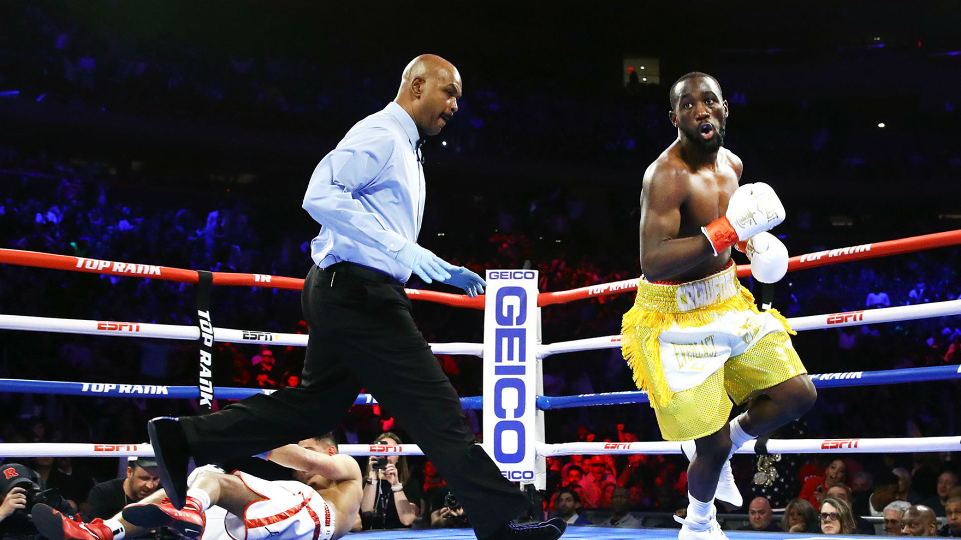 Terence Crawford Vs Amir Khan Results Fight Winners Scores