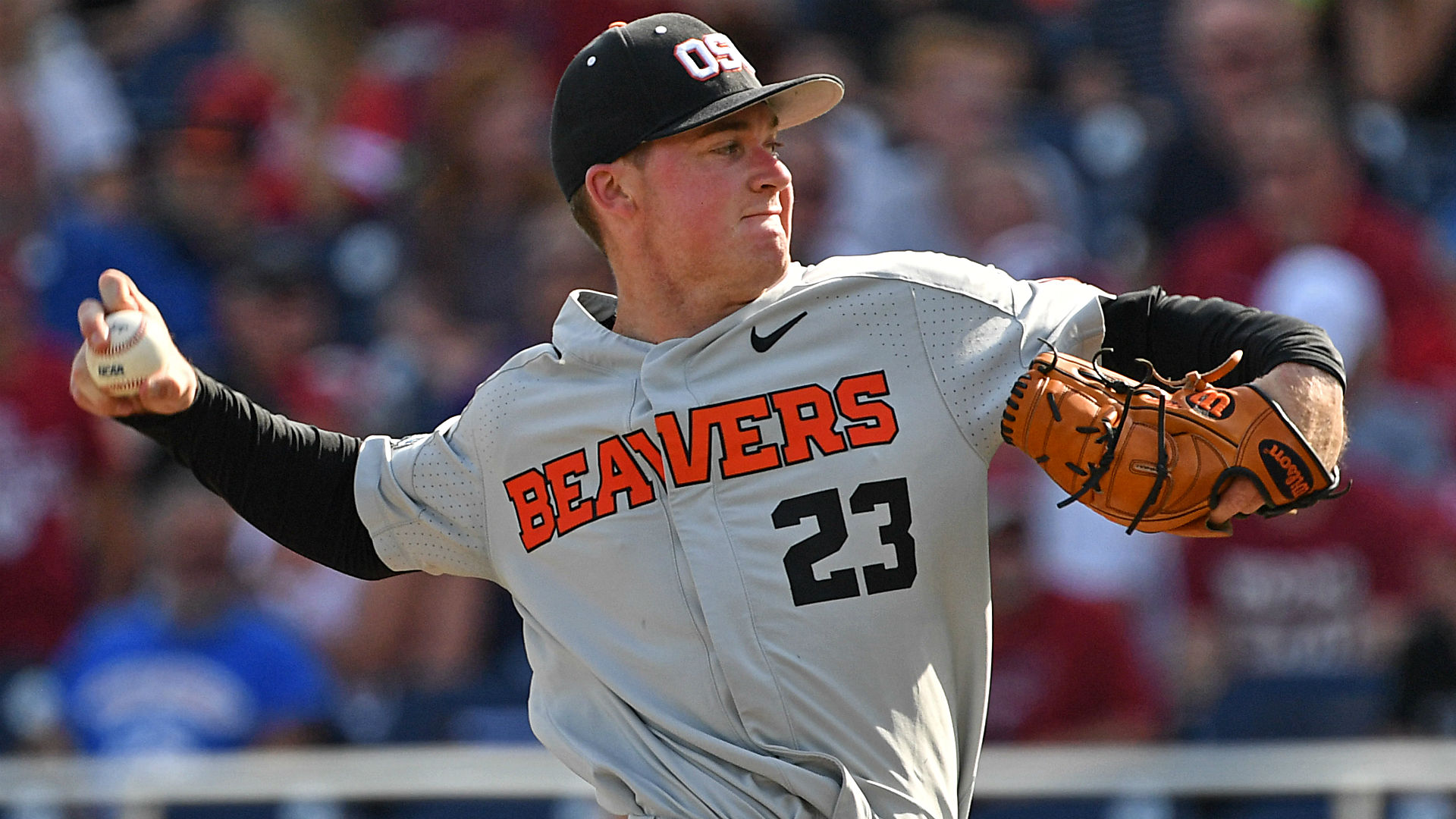 College World Series 2018: Oregon State's Kevin Abel ...