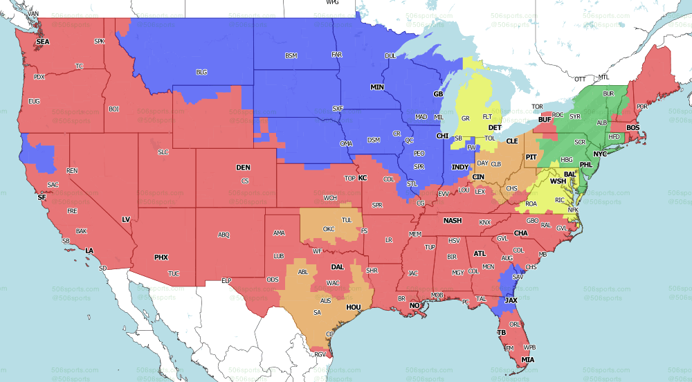 Nfl Coverage Map Week 10
