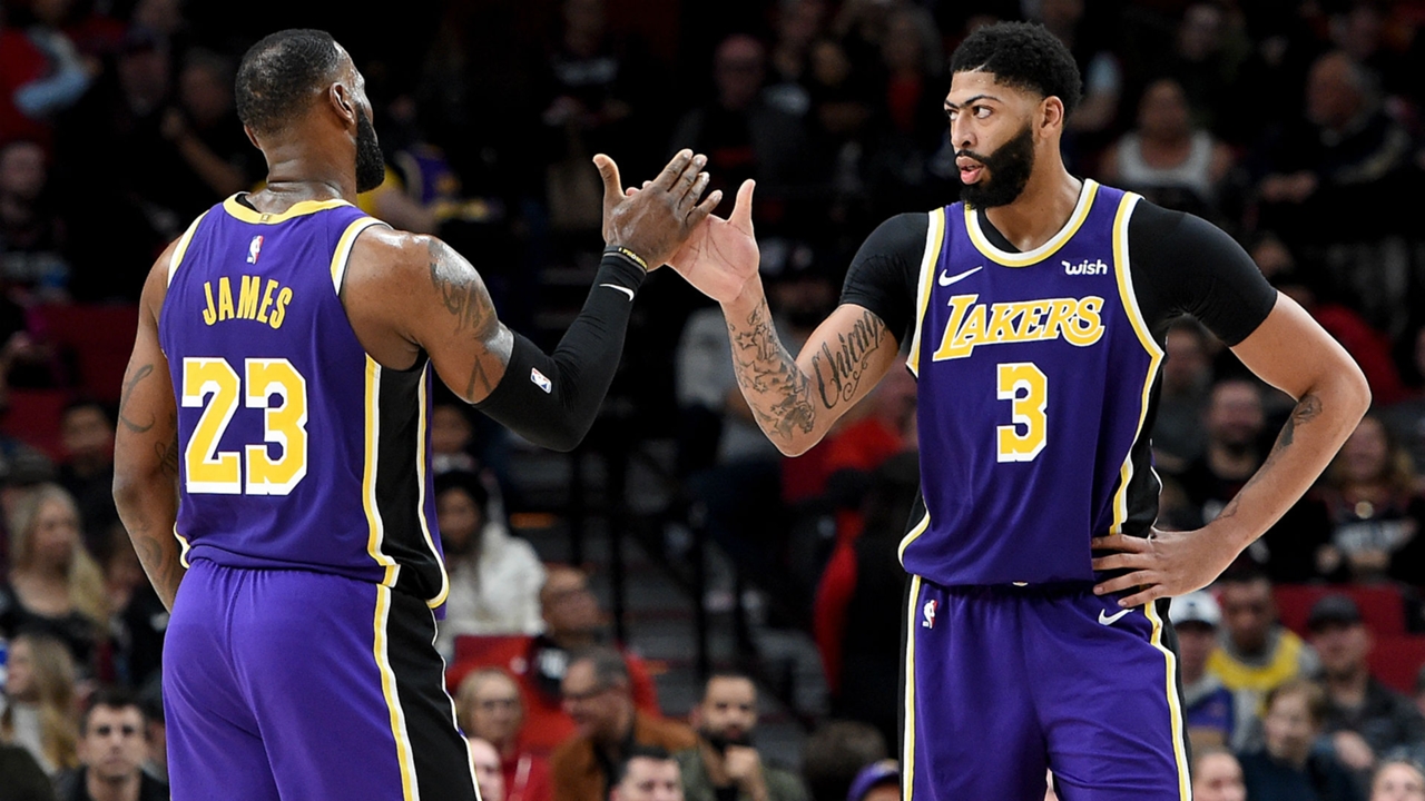 Lebron James Anthony Davis And Other Lakers Share Message Of Unity With Protesters Sporting News