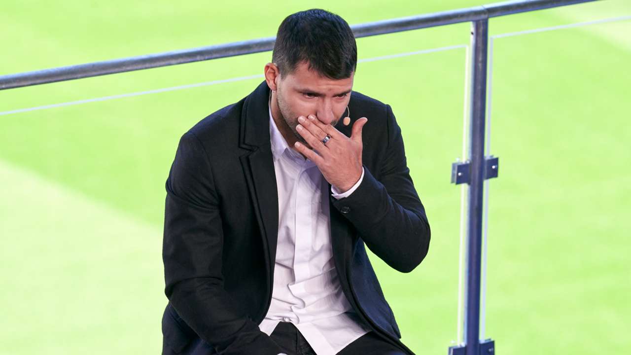 Aguero makes emotional retirement statement