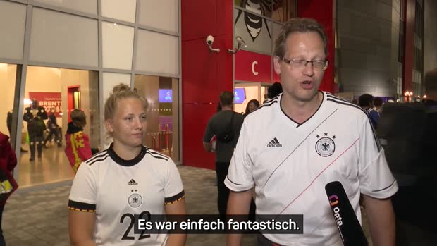 Deutschland-Fans glücklich: "Auf ins Halbfinale"