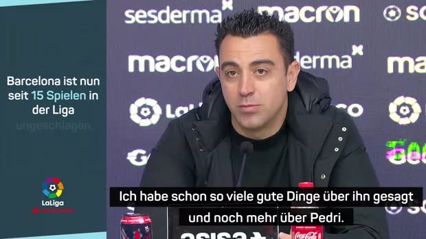 Xavi: "Barca ist nicht von Pedri abhängig"